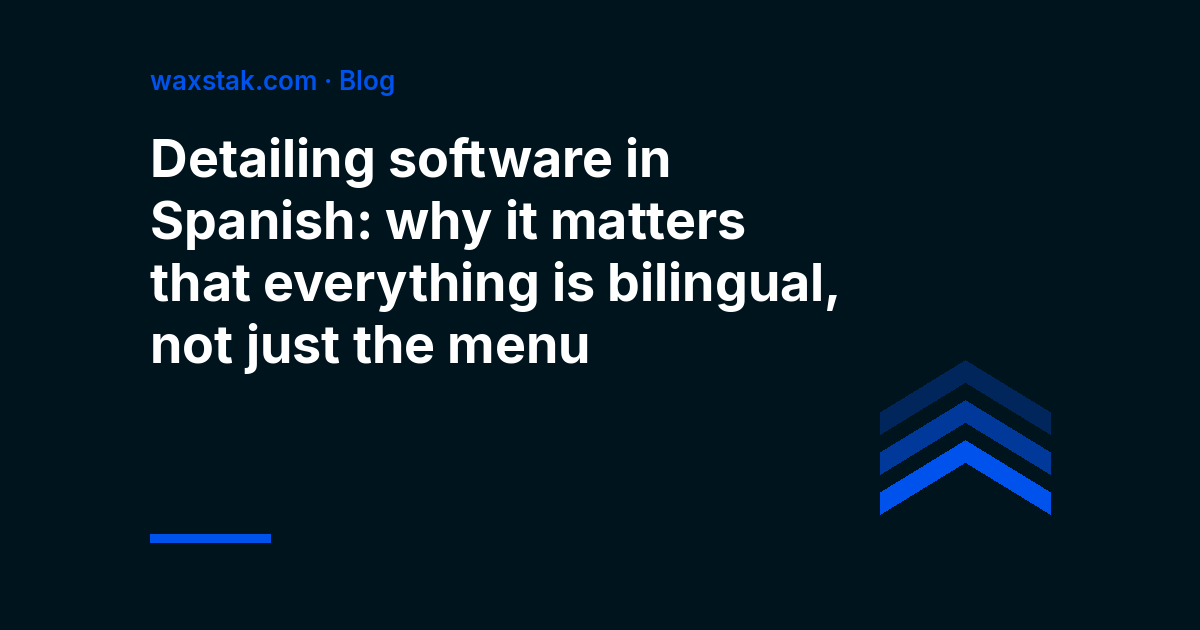 Article cover: detailing software in Spanish and why everything has to be bilingual